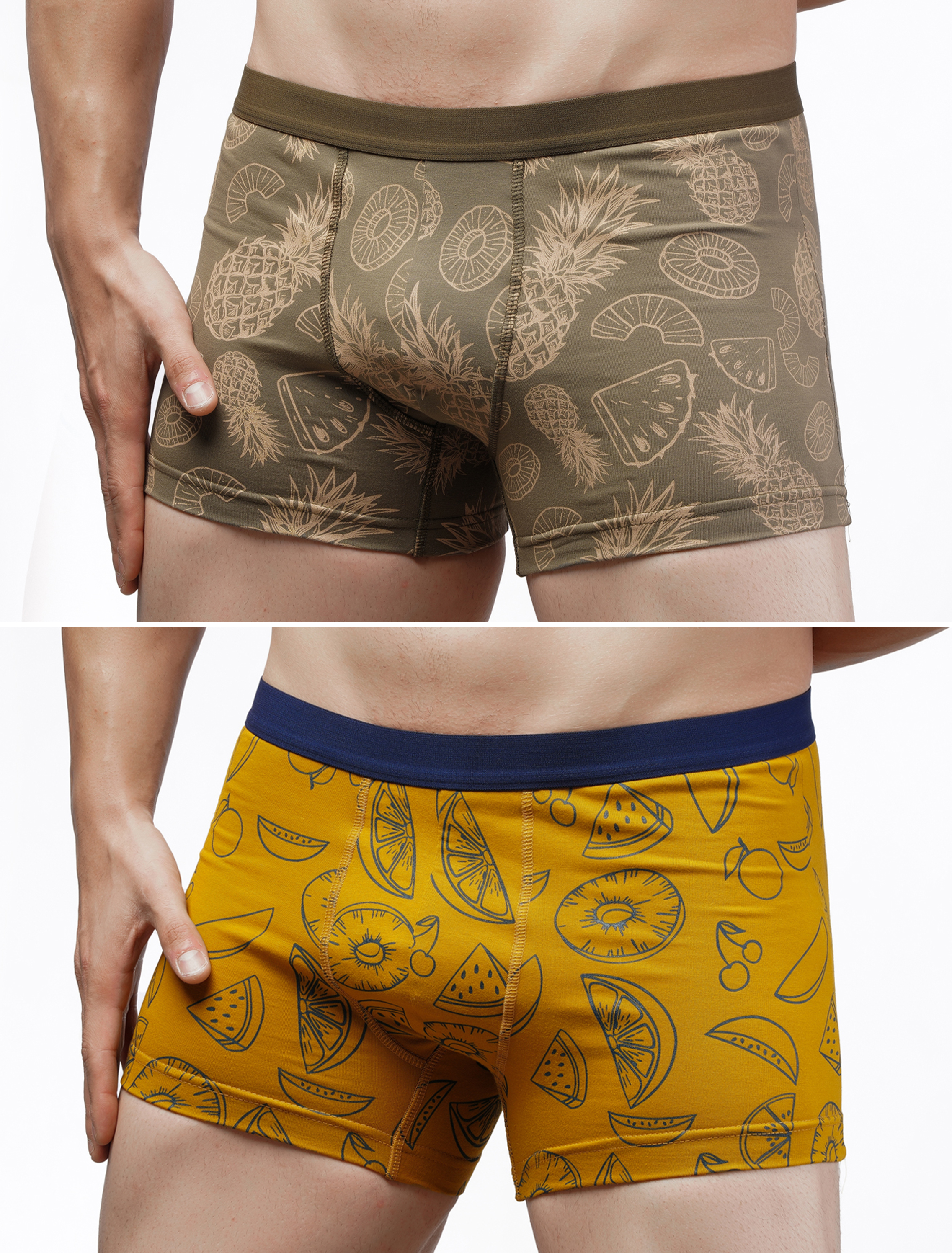 شورت پادار مردانه کمرکش اسپرت طرح H2