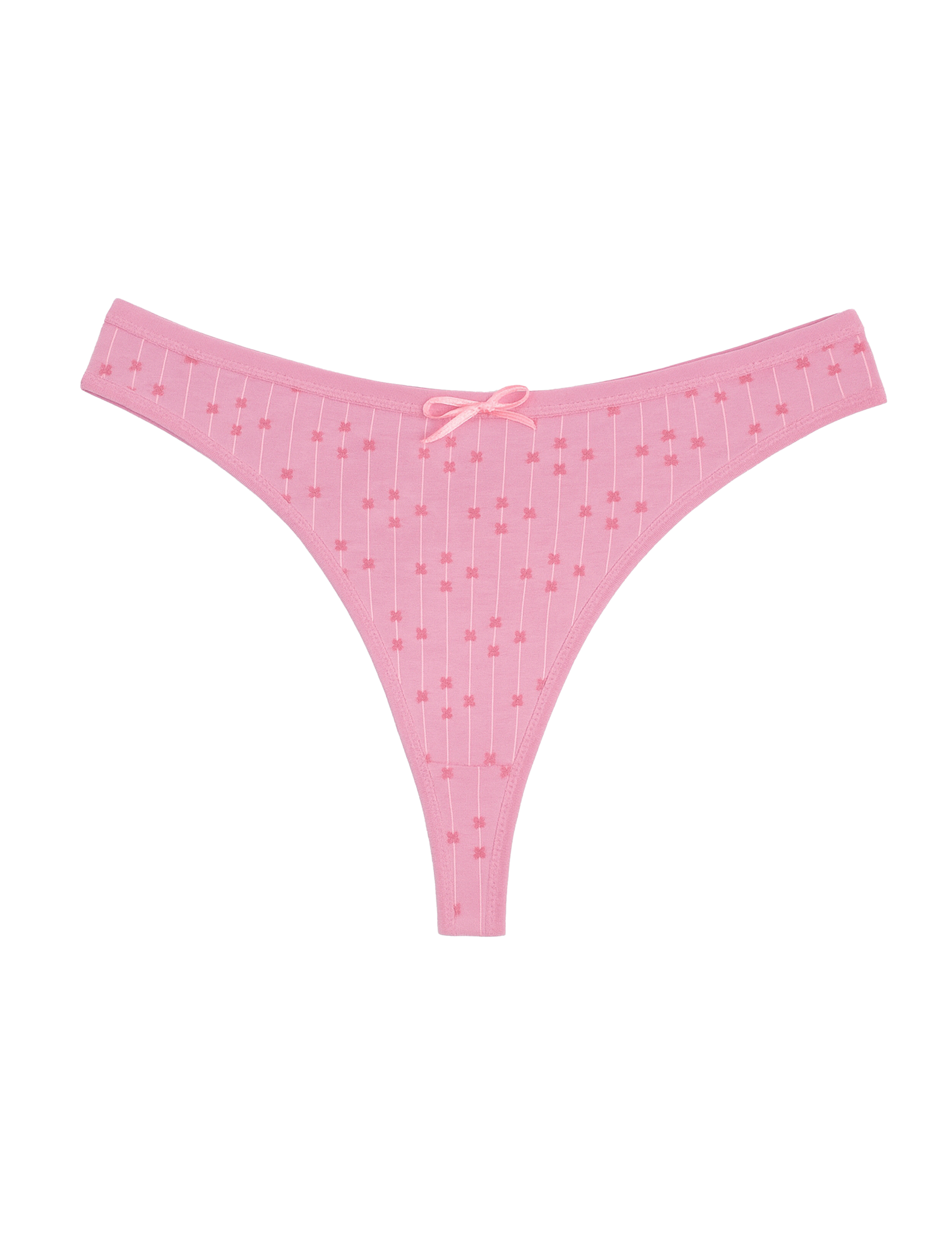 شورت زنانه اسلیپ کمر کش کاغذی طرحدار مدل thong _ بسته 3 عددی 