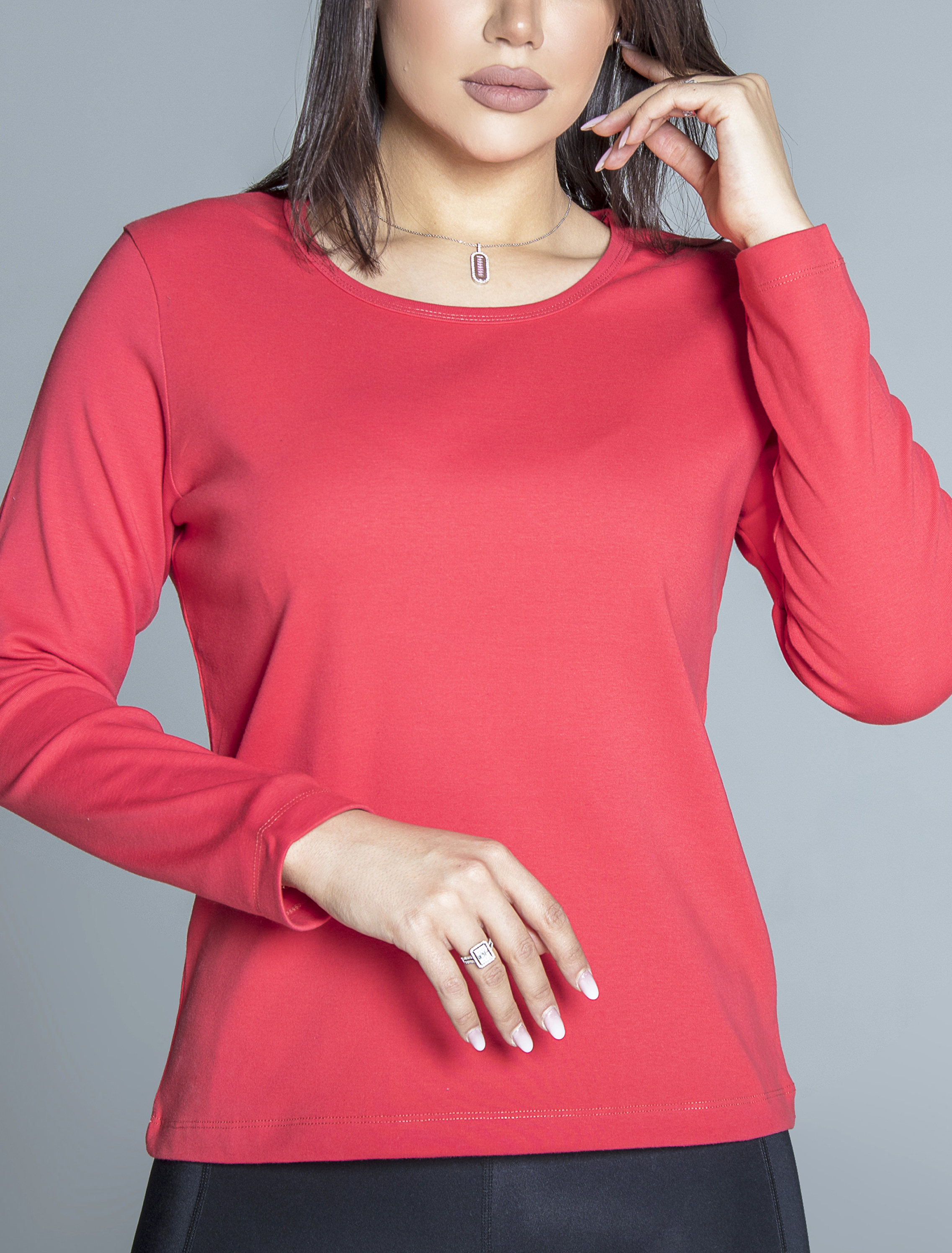 بلوز زنانه آستین بلند دورو فانریپ رنگی