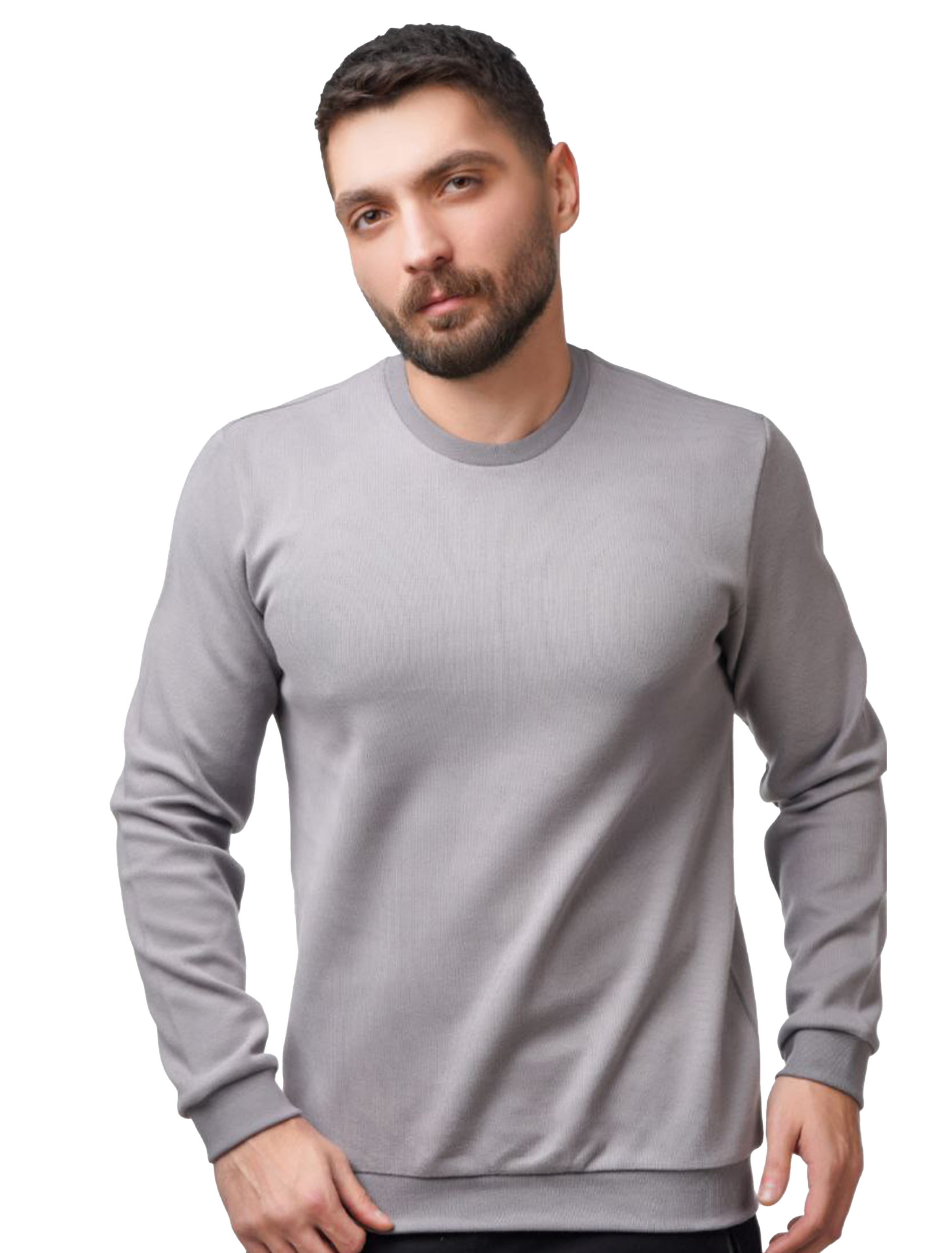 بلوز مردانه آستین بلند یقه گرد دوروسلانیک رنگی