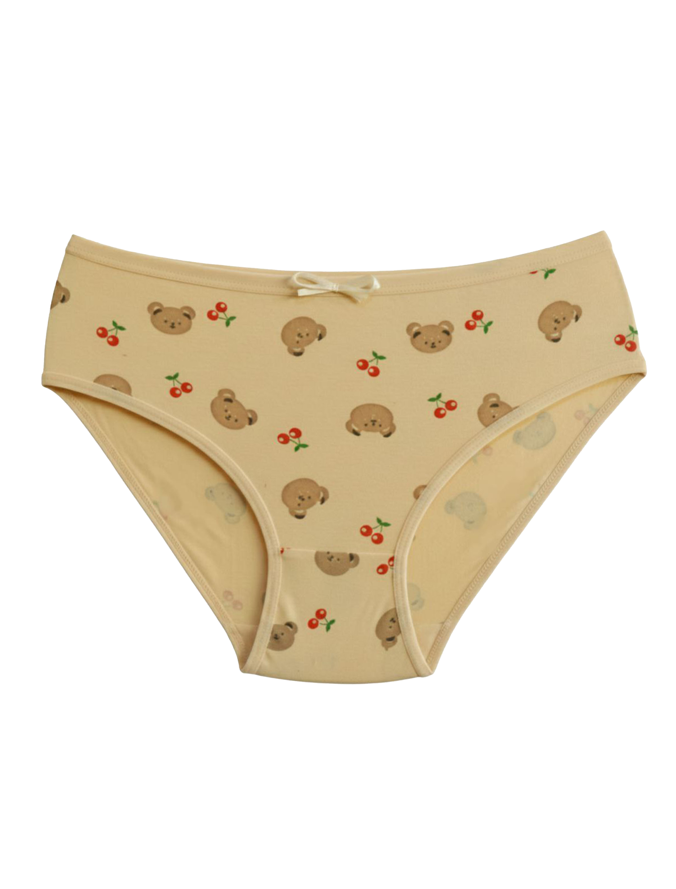 شورت زنانه اسلیپ کمر کش کاغذی پک کرم _ بسته 3 عددی 