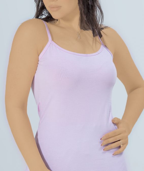 تاپ زنانه ساده رنگی نخ پنبه