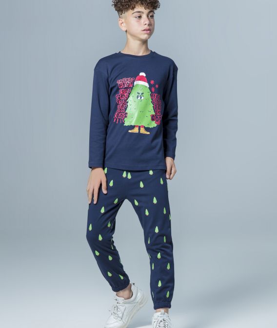 ست پسرانه بلوز و شلوار دمپا کش طرح کریسمس  ست پسرانه بلوز و شلوار دمپا کش طرح کریسمس