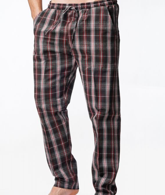 شلوار مردانه چهارخونه ضخیم پنبه ای