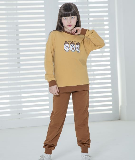 ست دخترانه بلوز و شلوار طرح روح