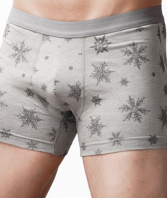 شورت پادار مردانه کمرکش اسپرت طرح زمستانی