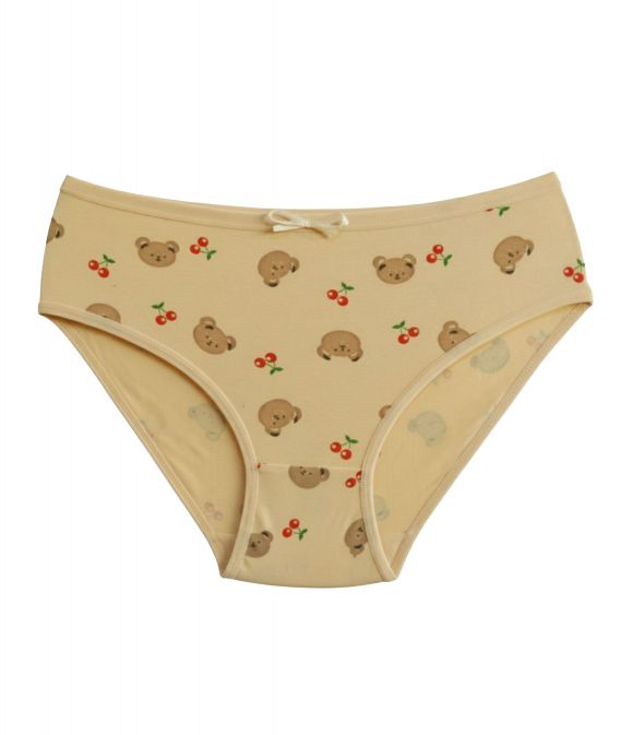 شورت زنانه اسلیپ کمر کش کاغذی پک کرم _ بسته 3 عددی 