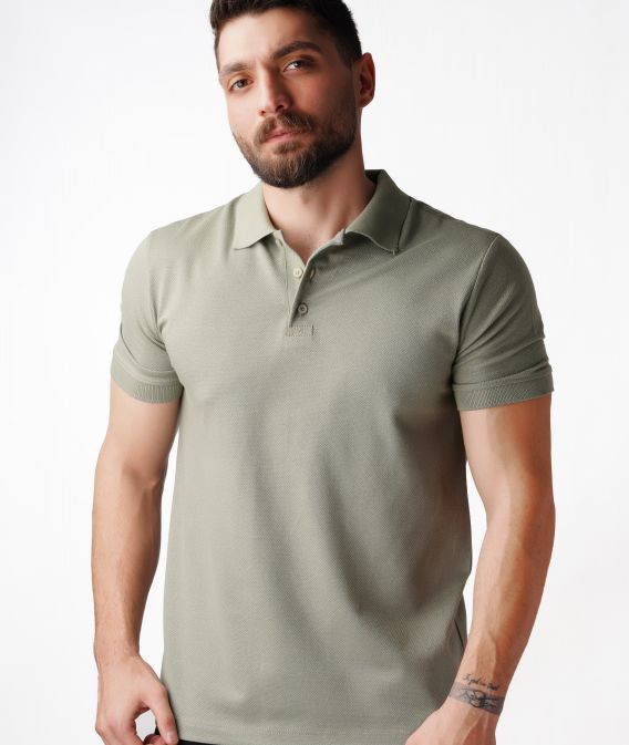 پولوشرت مردانه یقه دو دکمه جودون مولینه رنگی