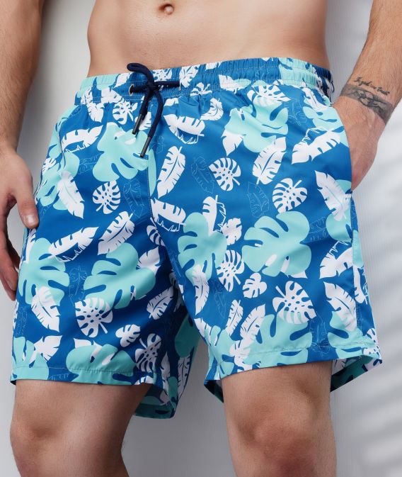 شلوارک کوتاه مردانه سونایی طرحدار رنگی 