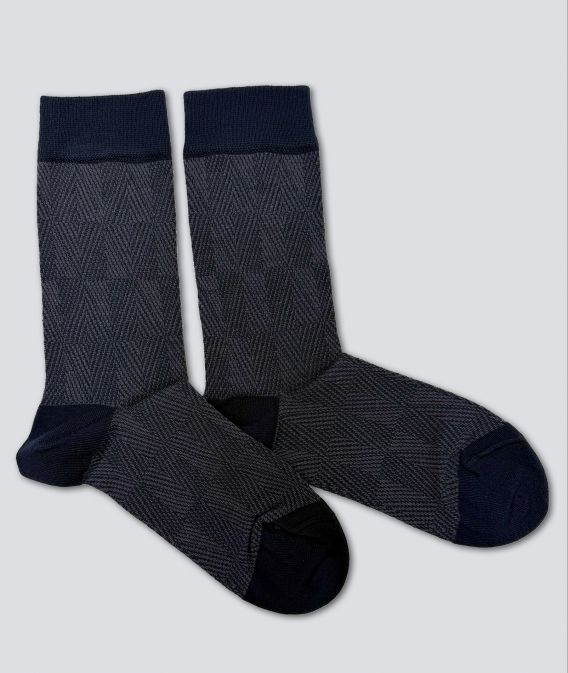 جوراب مردانه ساقدار بامبو طرح  8017K