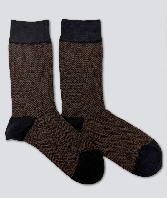 جوراب مردانه ساقدار بامبو طرح 8017L