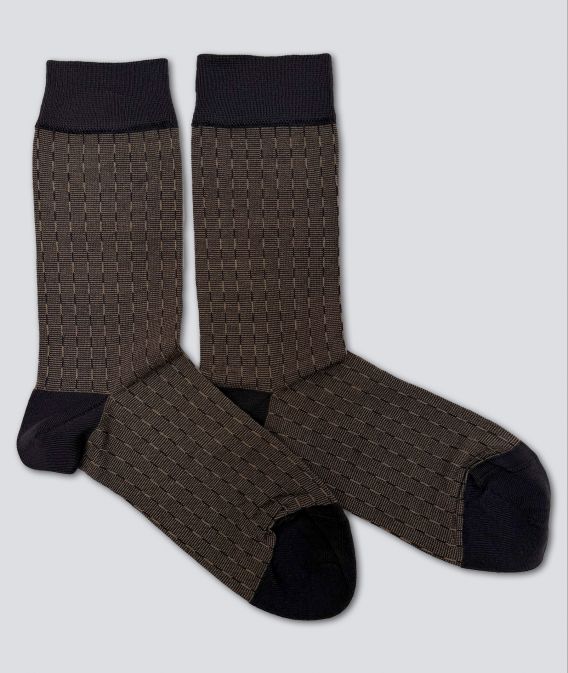 جوراب مردانه ساقدار بامبو طرح 8017j