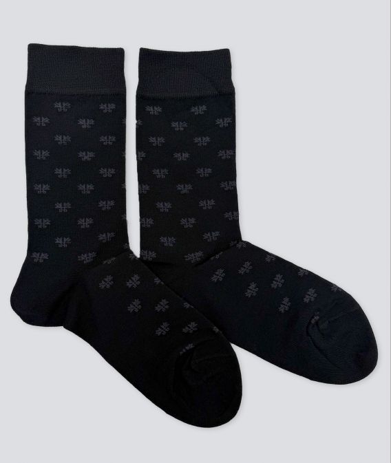 جوراب مردانه ساقدار بامبو طرح 8038A