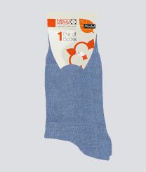جوراب زنانه ساقدار رنگی مودال ( آبی روشن)