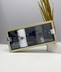 جوراب مردانه ساقدار _ 5 عددی ( طرح k3)