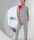 ست مردانه تیشرت نواردوزی و شلوار دمپا کش ست مردانه تیشرت نواردوزی و شلوار دمپا کش
